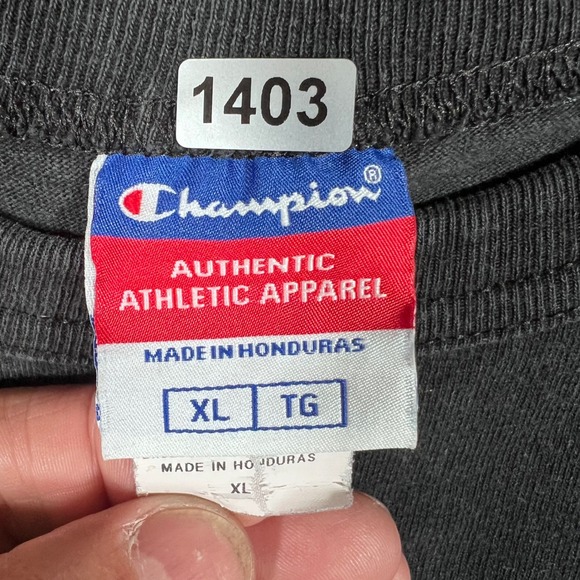 Champion Graphic T Shirt XL Black Disorderly Conduct By A Party Animal Tee - Picture 2 of 5